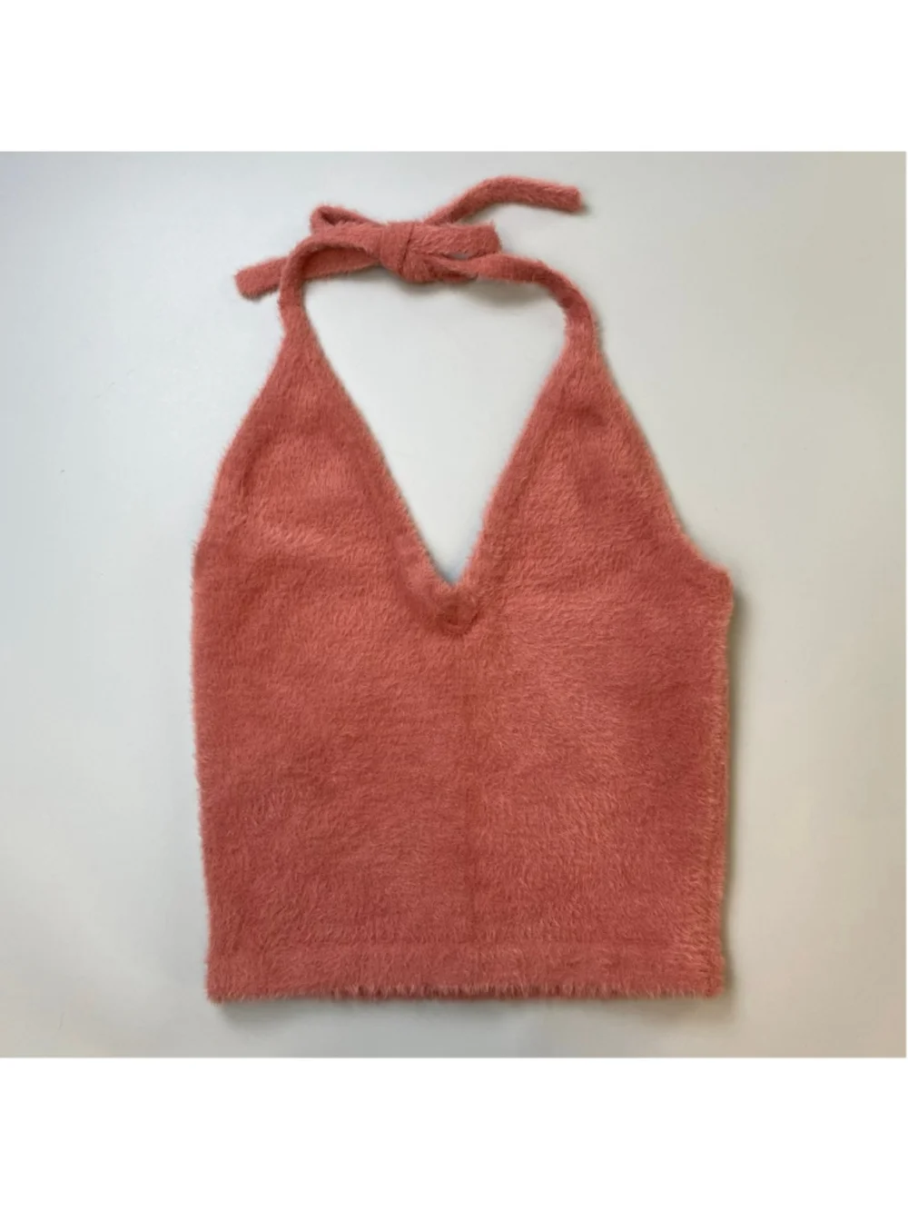 Gymshark Whitney Simmons Pink Fizzy Halter Crop Top Medium Coquette Soft Girl - Picture 1 of 12